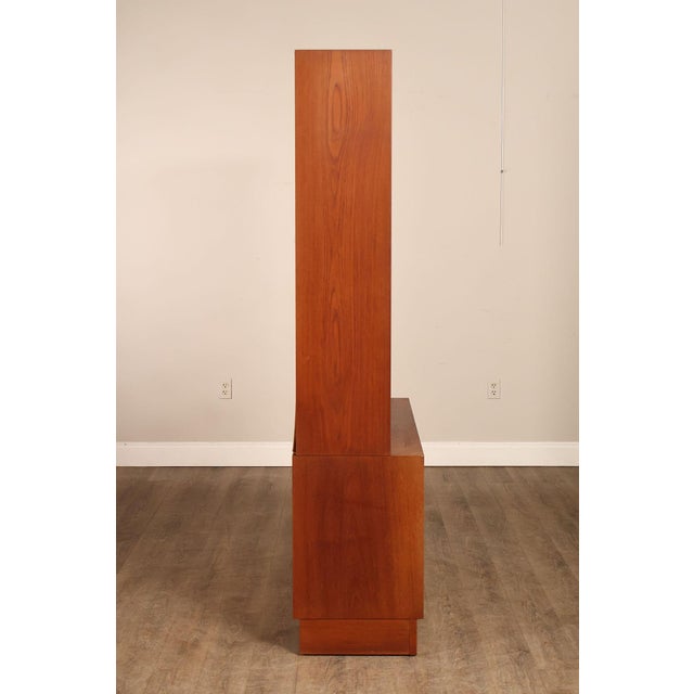 Danish Modern Teak Bookcase Hutch For Sale - Image 17 of 18
