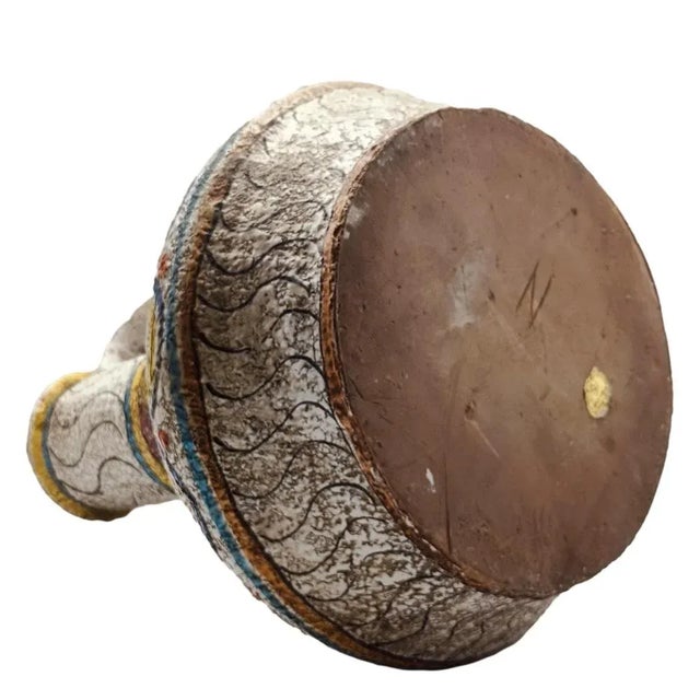 Glazed Terracotta Amphora Vase by Mamma Ro, 1970s For Sale - Image 6 of 12