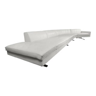 Poltrona Frau Kennedee Sectional Sofa With Ottoman by Jean-Marie Massaud For Sale