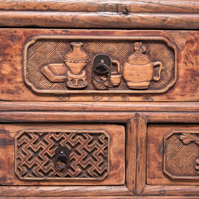 19th Century Chinese Ten-Drawer Offering Table For Sale - Image 9 of 10