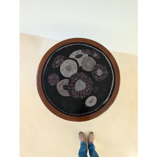 Mosaic Coffee Table in Wood from Berthold Müller-Oerlinghausen For Sale - Image 4 of 15