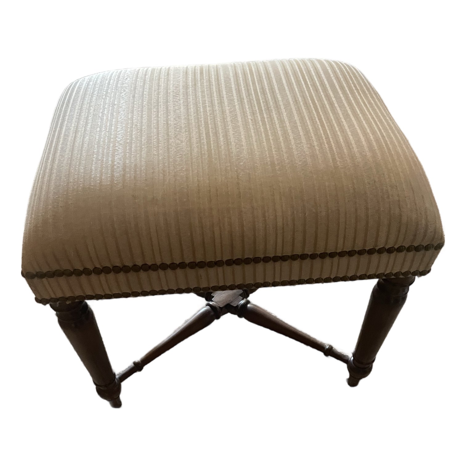Wayfair 16” Ottoman Spindle Seat | Chairish