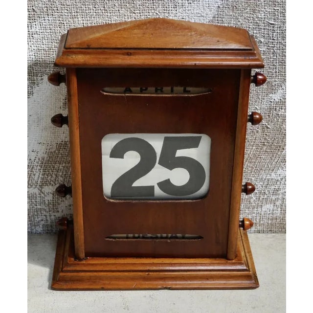 Late 19th Century Vintage Perpetual Calendar, 1890s For Sale - Image 5 of 7