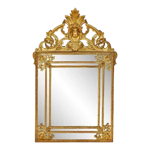 19th Century English Regency Style Carved Giltwood Mirror