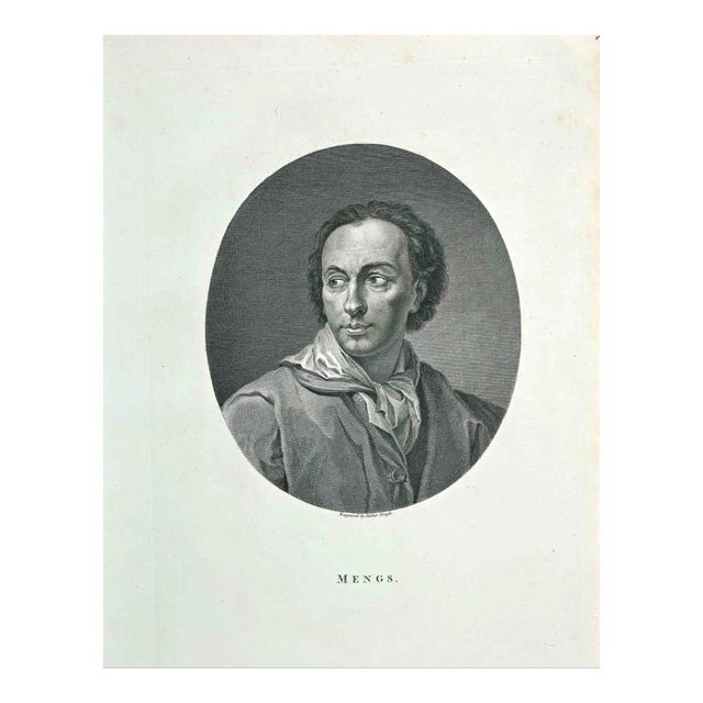James Neagle, Portrait of A. R. Mengs, Etching, 1810 For Sale
