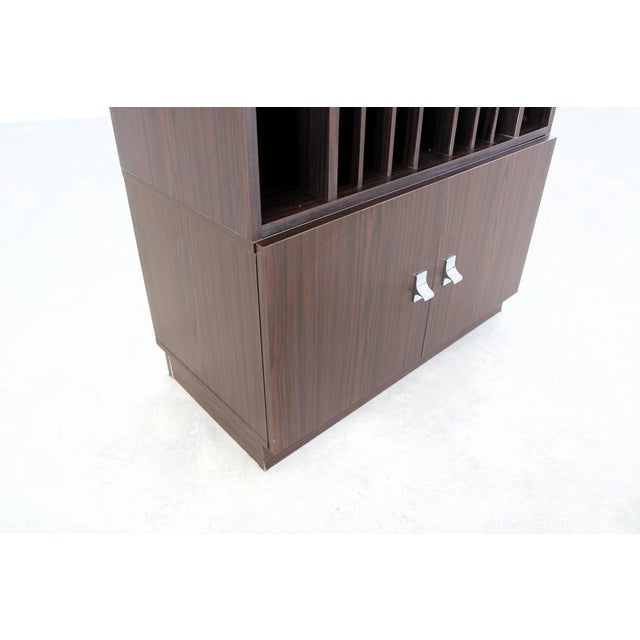 Brown Vintage Audio Cabinet, Sweden, 1980s For Sale - Image 8 of 11