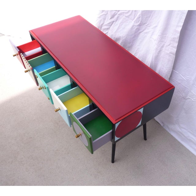 Vintage Chest of Drawers in Wood For Sale - Image 6 of 7