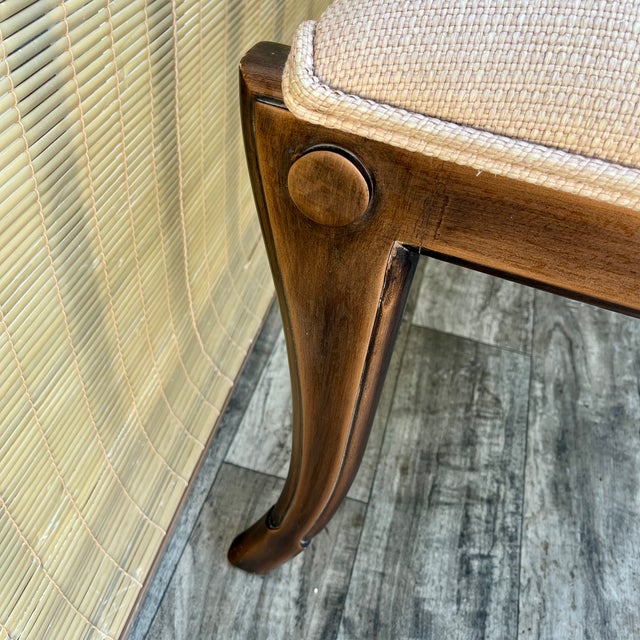 Early 21st Century Art Deco Revival Upholstered Bench by Kreiss Collection Furniture. For Sale - Image 11 of 18