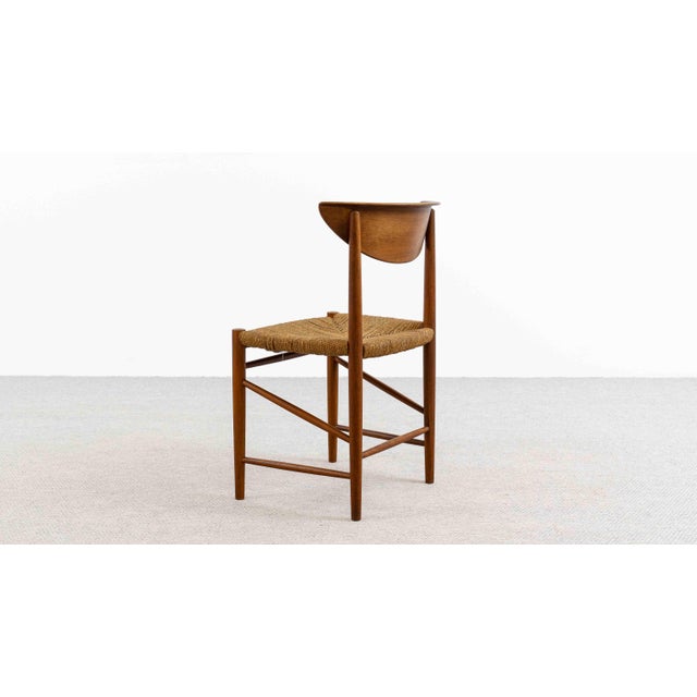 Wood Model 316 Chair in Teak by Peter Hvidt & Orla Molgaard-Nielsen for Søborg Møbelfabrik, 1950s For Sale - Image 7 of 18