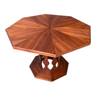 1960s Mid-Century Modern Foster McDavid Octagon Table For Sale