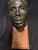 Head of a Man, bronze portrait, male by John Waddell, Arizona sculptor The Vintage Mid-Century Bronze Sculpture by John...