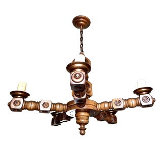 French Basque Pendant Light, 1960 For Sale