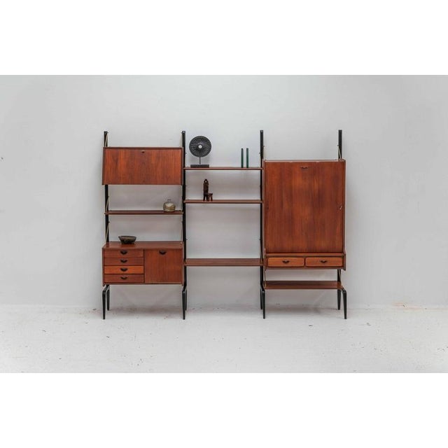 3 Bay Wall Unit by Louis Van Teeffelen For Sale - Image 4 of 18