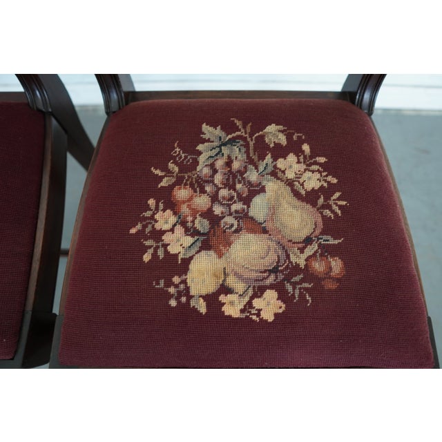 Vintage Federal Revival Dining Chairs (Set of 4) For Sale - Image 11 of 15