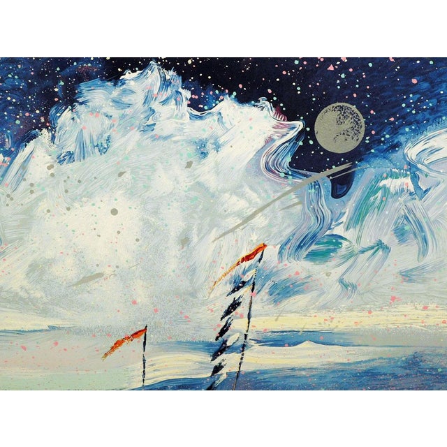 Earl Biss "War Flag on Broken Water" Hand Signed Landscape Framed 25/225 For Sale In Denver - Image 6 of 10