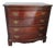 1980s Lexington Mahogany Bachelors Chest Federal Server Bowfront Rustic For Sale