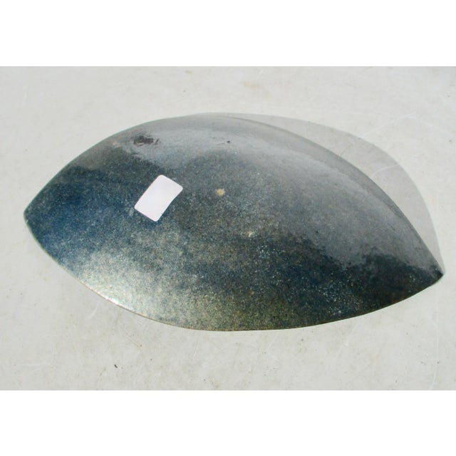 Marquise Shape Enamel Tray Circa 1960s For Sale - Image 4 of 5