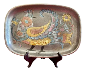 Ceramic Dish by Efflamine Quimper