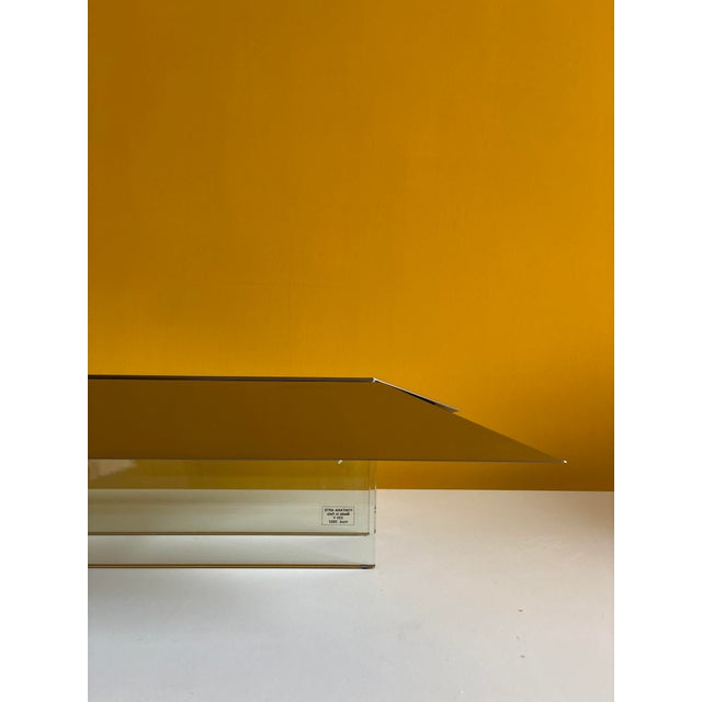 Vintage Pietra Table Lamp by Piero Castiglioni and Gae Aulenti for Fontana Arte, 1980s, in Very Good conditions. Designed...