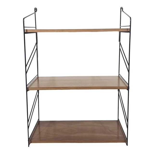 Mid-Century Modern Wall Shelf by Kajsa & Nils Nisse Strinning, 1960s For Sale