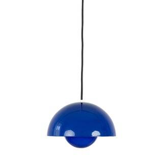 Vintage FlowerPot Pendant Lamps by Verner Panton for Louis Poulsen, Set of 2 For Sale