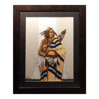 Larry Fodor "Kiasax" Original Limited Edition Lithograph For Sale