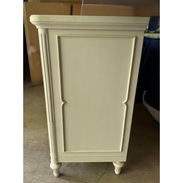 Jonathan Charles Stratus Hand-Carved Floral Serpentine Dresser For Sale - Image 11 of 12