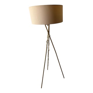 Mid 20th Century West Elm Americana Tripod Floor Lamp For Sale