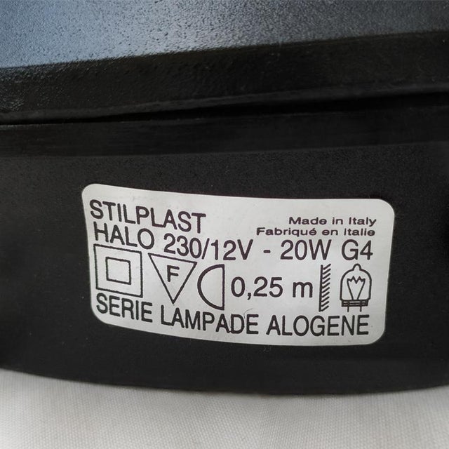 Plastic Halogen Table Lamp from Stilplast, Italy, 1980s For Sale - Image 7 of 8