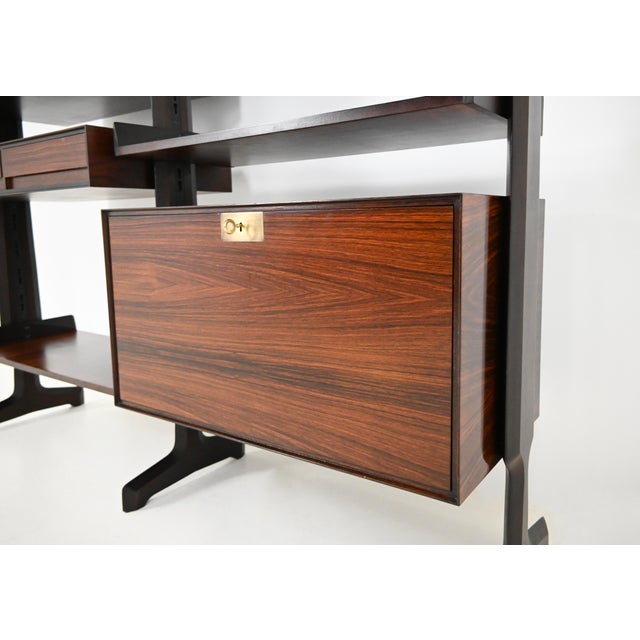 Italian Wall Unit by Vittorio Dassi, 1950s For Sale - Image 9 of 15