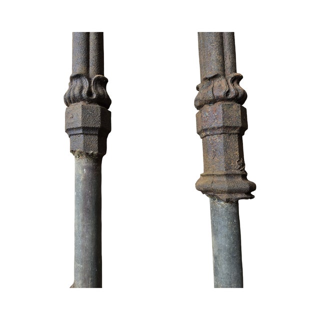Pair of Antique Cast Iron Hitching Posts For Sale In Baltimore - Image 6 of 7