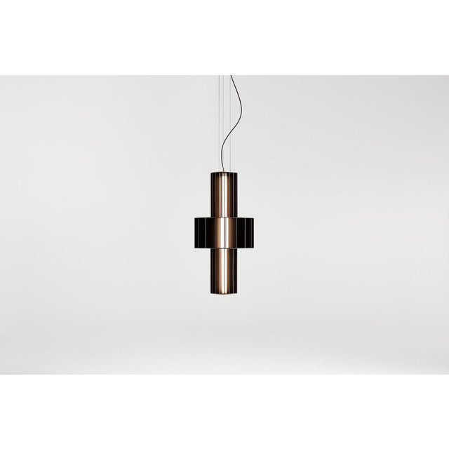 Black Matte Babel T PE Pendant Lamp by Parachilna For Sale - Image 4 of 8