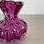 Cordonato Doro Vase in Pink Murano Glass attributed to Barovier and Toso, Italy, 1970s For Sale - Image 10 of 18