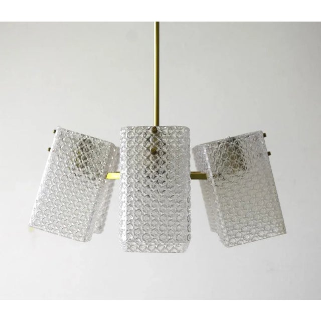 Metal Ceiling Lamp by Rupert Nikoll, 1960s For Sale - Image 7 of 8
