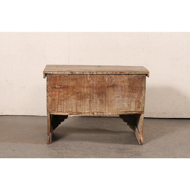 Brown 19th Century Moorish Raised Wooden Chest For Sale - Image 8 of 11