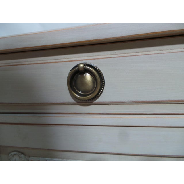 This is a unique 2 door 2 drawer Swedish Gustavian style sideboard