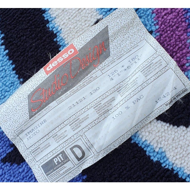 Desso Studio design Moto. 125 x 180 cm / new old stock.