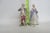 Rococo Style Porcelain Figurines Pair of 2 Courting Couple Made in Japan 5007b For Sale - Image 9 of 10