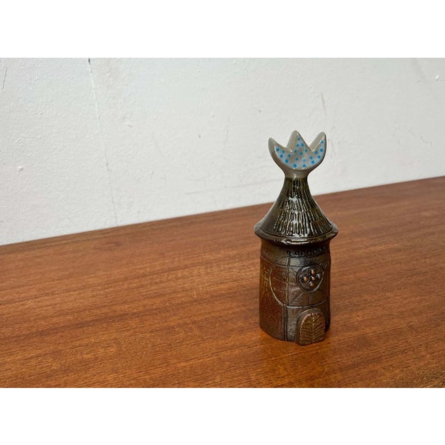 Mid-Century Modern Swedish Studio Pottery Bagdad Series House 2 by Bertil Vallien for Gustavsberg 1960s For Sale - Image 11 of 18