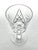 2010s Contemporary Ajka “Csopak” Set of 4 Crystal Claret Wine Glasses - Set of 4 For Sale - Image 5 of 8