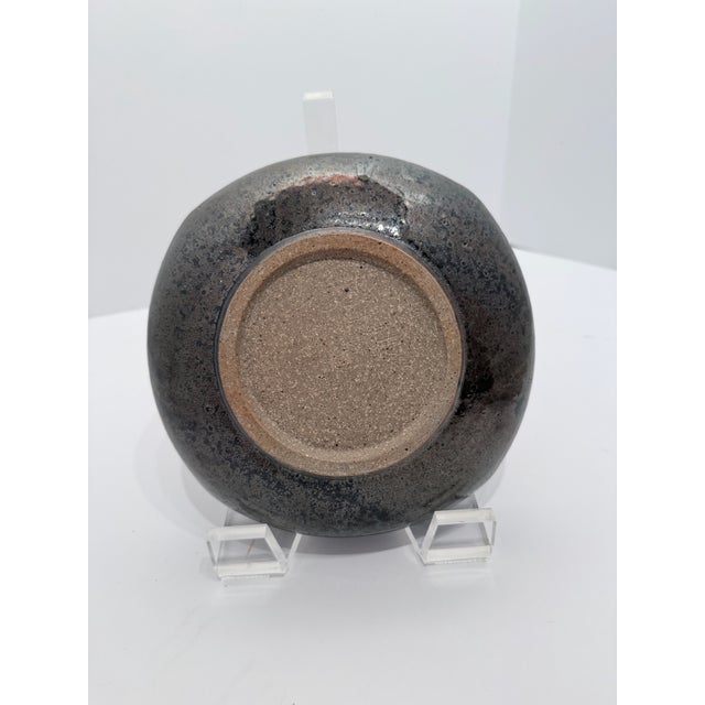 Vintage Donna Polseno Handmade Square Ceramic Bowl For Sale - Image 4 of 8
