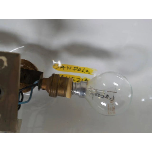 1950s Ceramic Wall Lamp by Otello Rosa for San Polo Venezia, Italy, 1950s For Sale - Image 5 of 6