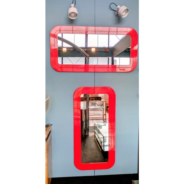 Modular Wall Mirrors by Anna Castelli for Kartell, Italy, 1970s, Set of 2 For Sale - Image 6 of 6