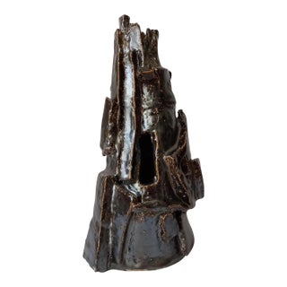 Modernist Sculpture Vase For Sale
