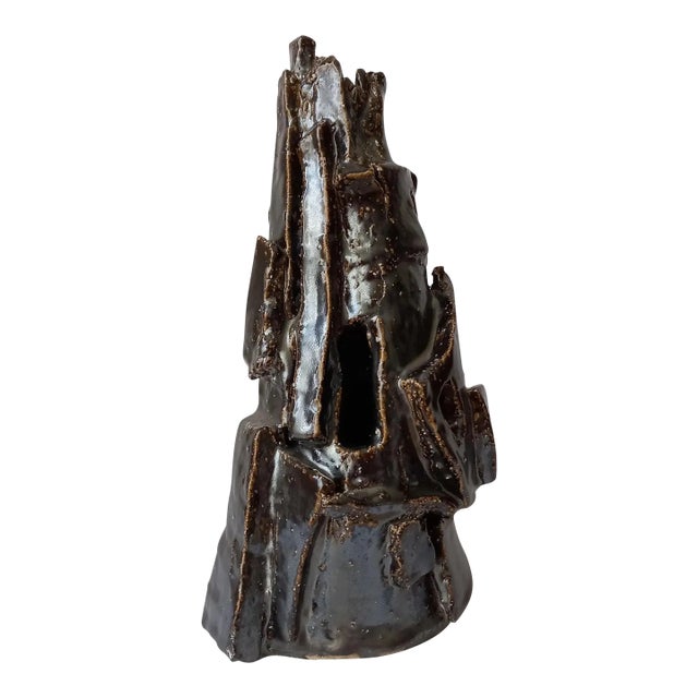 Modernist Sculpture Vase For Sale