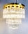 Gold Flush Mount Chandelier from Glashütte Limburg, 1970s For Sale - Image 8 of 11