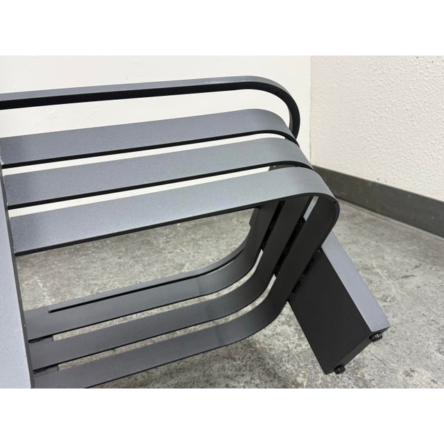 AllModern Ari Sintered Stone + Aluminum Outdoor Coffee Table For Sale - Image 11 of 12