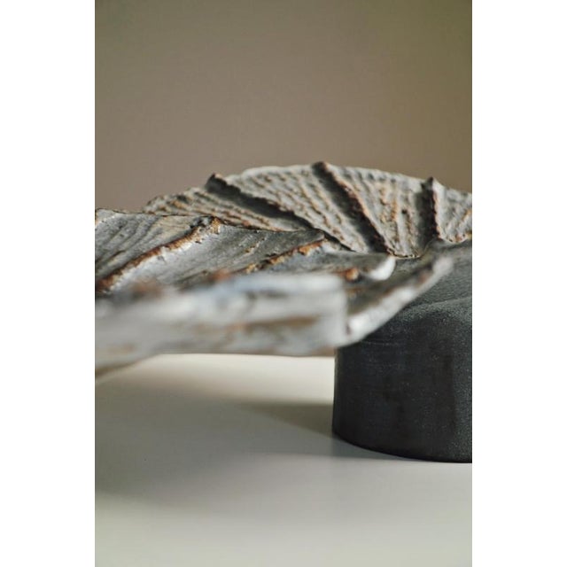 Nénuphar II Sculptural Ceramic Piece by Antonia Maria For Sale - Image 4 of 9