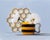 Blooming Days by Karina Rodríguez | Oil on aluminum panel Still life of flowers in a striped mug For Sale