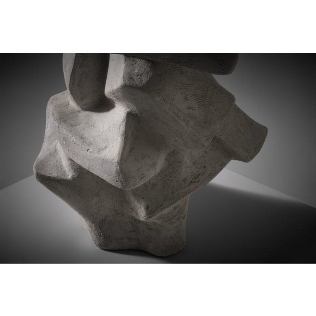 French Biomorphic Plaster Sculpture, 1960s For Sale - Image 10 of 11